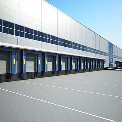 Q235 Carbon Steel Structure with 10-30% Roof Pitch