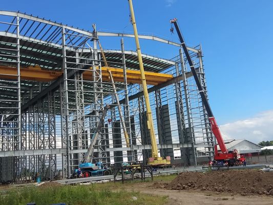 Prefabrikation von industriellen Strukturen, Werkstätten für große Metallschuppen