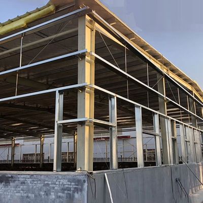 Sandwich Panel Warehouse Werkstatt Q345B Stahlbau