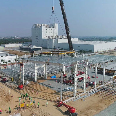 Verzinkte Stahlkonstruktion Metallgebäude Fabrik Schuppen Garten Vorgefertigte Stahlgebäude