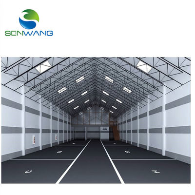 Stahlkonstruktionslager Stahlrahmenlager mit isolierter Sandwichplatte oder Stahlfarbblatt