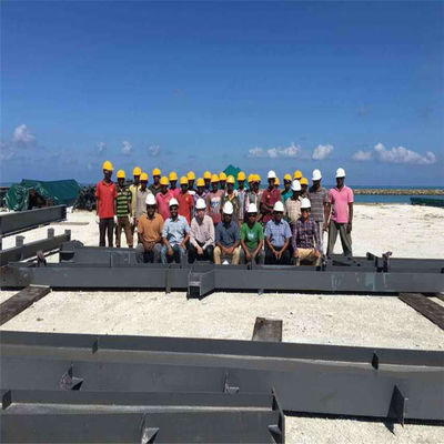 Fertigbau Stahlkonstruktion Metallwerkstatt Fertigbau Lagerhaus Bau