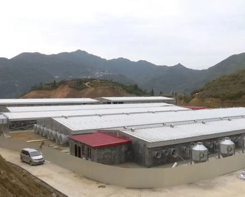 Galvanisierte vorgefertigte Stahlkonstruktion mit Q355-Q235-B-Stahlqualität