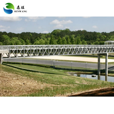 Vorgefertigte Stahlbrücke, schnell aufbauende Stahlbrücke.