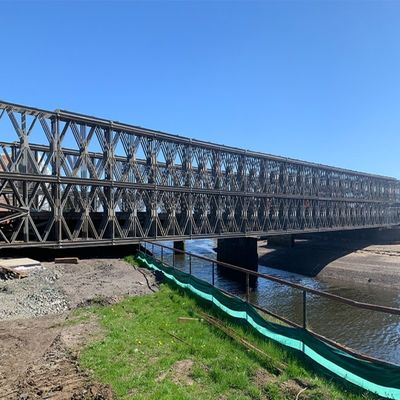 Metall-Stahl-Struktur-Brücke Industrielle Vorgefertigte Stahlbrücke Baubau