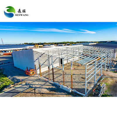Vorgefertigte Stahlkonstruktion Lagerhaus Winddichtes vorgefertigtes Containergebäude