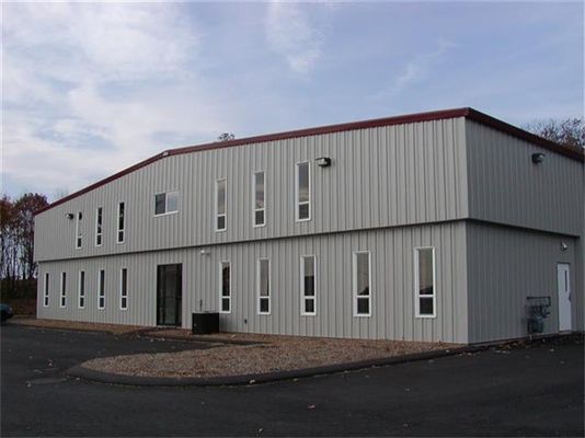 Individuell angepasstes Stahlbautenhaus mit Hot Dip Galvanizing-Beschichtung und geschweißten H-Stahlsäulen