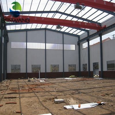 Einstöckige Stahlrahmenhalle mit Feuerwiderstand und Bewertung der Güteklasse A