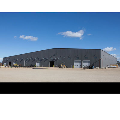 Metall-Stahl-Struktur-Werkstatt angepasst mit Sandwich-Panel Wand / Winkel-Stahl-Kniebrett