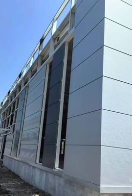 Moderne vorgefertigte Werkstattgebäude in Leichtstahlbauweise für Landwirtschaft, Lagerhallen und Produktionsstätten