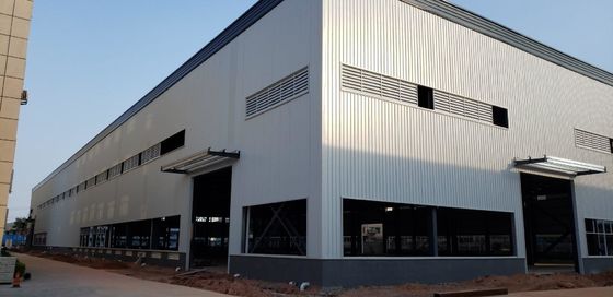 Stahlrahmen Vorgefertigtes Metalllager Dauerhaftes, starkes Lager