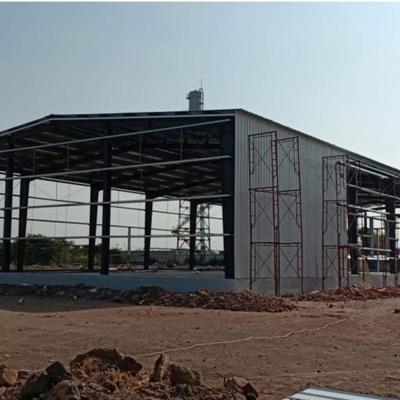 Bolt / Weld Connect Portable Modular Metal Cladding Stahlkonstruktion Werkstatt Gebäude mit AISC / EN / JIS / GB Design Standard