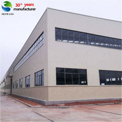 Portalrahmen-Stahlhalle mit Q235/Q355 Stahl für industrielle Nutzung