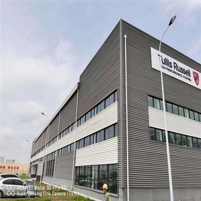 Erdbebensichere 9-Punkte-Leichtstahl-Q355-Hauptrahmenstruktur-Werkstatt mit kurzer Bauzeit