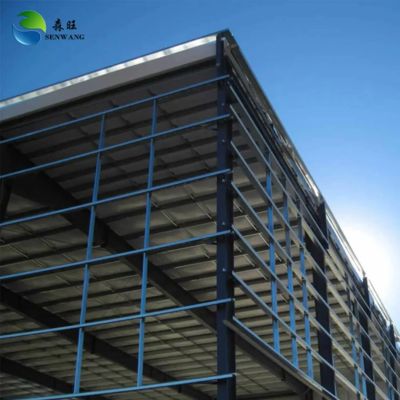 Flexible Design Steel Structure Warehouse with 30~200kg Per Sqm Snow Load and Optional Fire Protection System