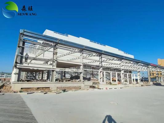 Anpassbare Stahlkonstruktionswerkstatt mit leichter Struktur und Ingenieur-Montage vor Ort