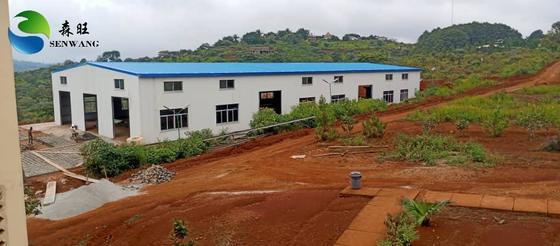 Antikorrosionsfarbene oder galvanisierte Stahlkonstruktion Lager mit 30 Prozent Dachschiefer und 2 bis 4 Wochen Installationszeit