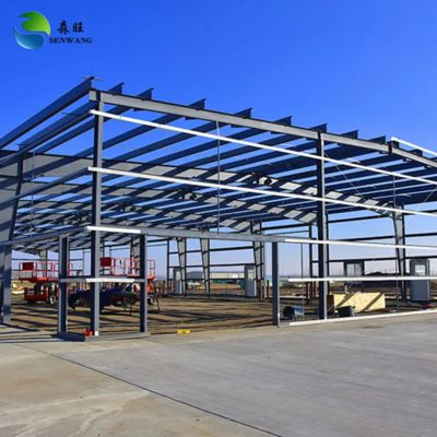 Durable Steel Structure Warehouse with 50 Years Service Life Featuring Grid Steel Structure and Engineer Guidance On Site