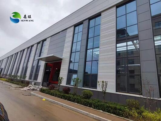 Stahlkonstruktionslager mit 50 Jahren Lebensdauer, AWS D1.1 Schweißstandard und PVC-Fallrohr