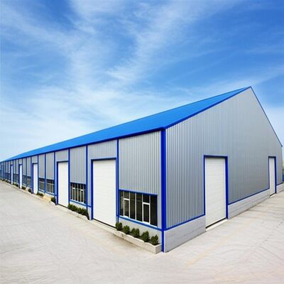 Leichtgewichtsvorgefertigtes Stahlgebäude mit Korrosionsschutz und Wärmedämmung