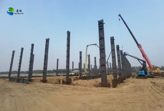 Windbeständigkeit bis zu 300 km/h Stahlkonstruktion Lager mit 50 Jahren Lebensdauer und individuellen Farboptionen