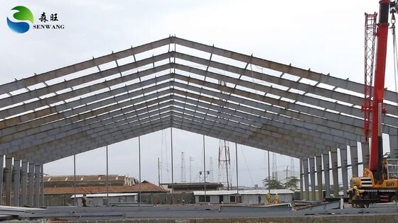 Erschwingliches Stahlkonstruktionsgebäude mit Ingenieuren Anleitung für schnelle Bauzeit