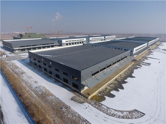 Industrieller Designstil Stahlkonstruktionslager mit Installationszeichnungen und Video für reibungslosen Aufbau