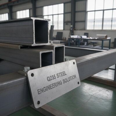 Q235 Stahlgüte Stahlbauwerkstatt Bietet Wartungsarme Lösungen für Ingenieur- und Fertigungsanforderungen