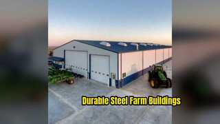 Prefabricated Steel Farm Buildings Fast Durable Solutions